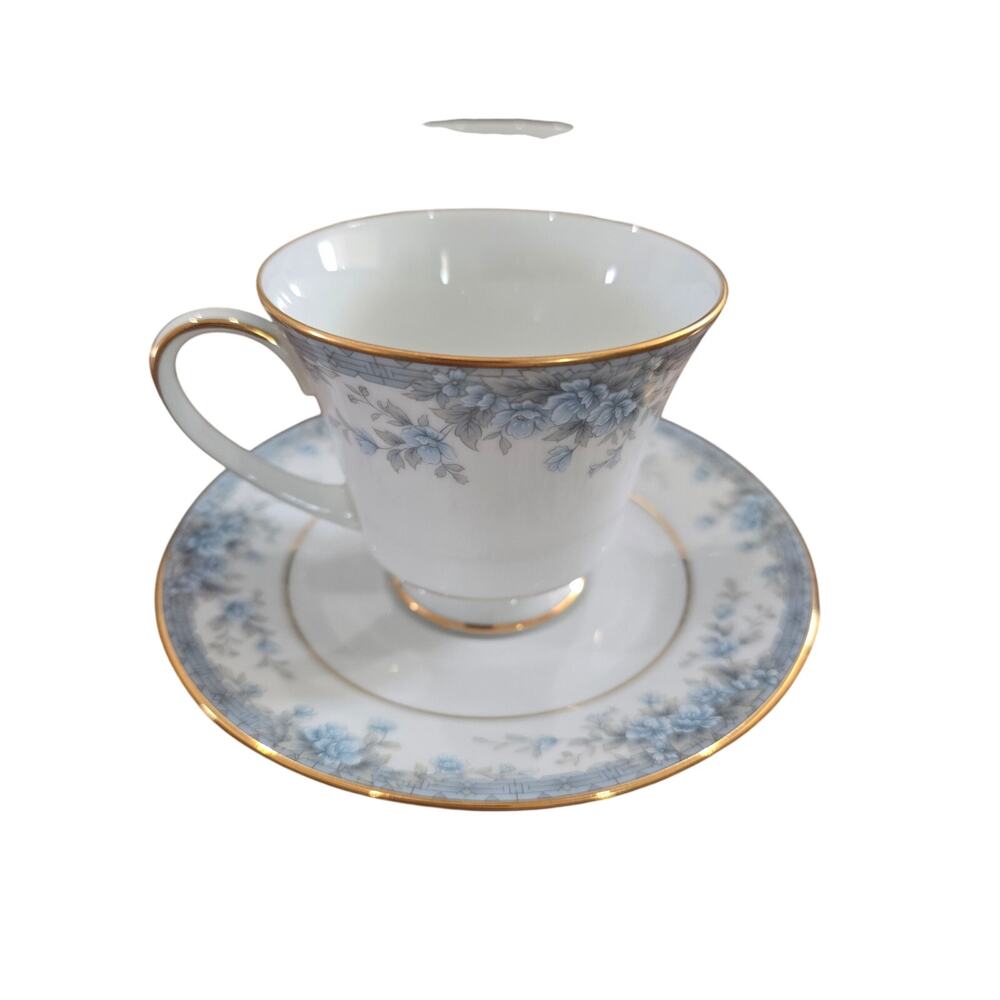 Set of 4 NORITAKE AVALON 3390 PHILLIPINES FINE CHINA Cup Saucer.